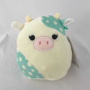 Belana the Cow Floral Squishmallow 5” NWT
